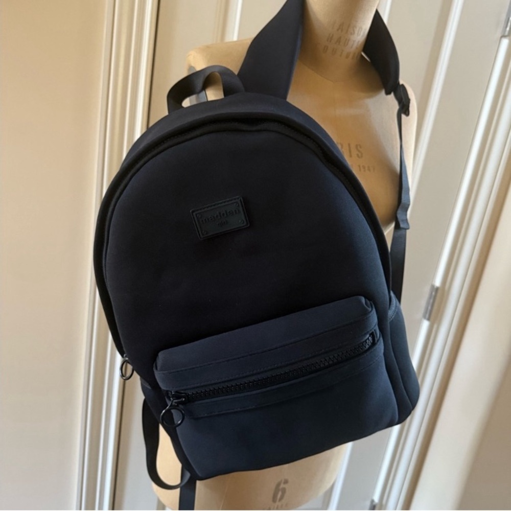 Madden Girl Neoprene Black Backpack